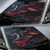 Dragon Fire Car Sun Shade 172609 - YourCarButBetter