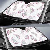 Dragon Fruit Pattern Car Auto Sun Shades 172609 - YourCarButBetter