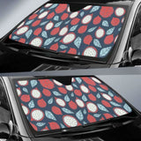 Dragon Fruits Dark Blue Background Car Auto Sun Shades 172609 - YourCarButBetter