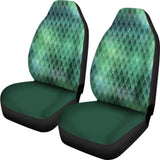 Dragon Glitter Green Car Seat Covers 103709 - YourCarButBetter