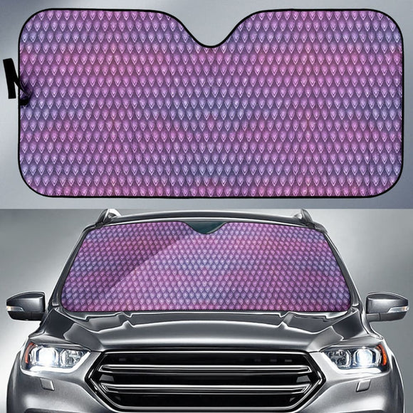 Dragon Glitter Purple Car Auto Sun Shades 210901 - YourCarButBetter