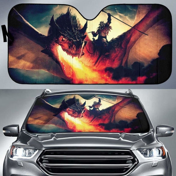 Dragon Knight Cool Sun Shade amazing best gift ideas 172609 - YourCarButBetter