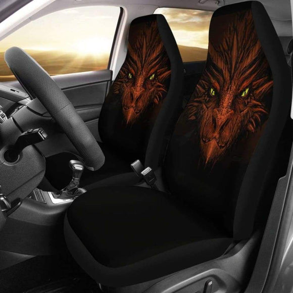 Dragon Red Heads Car Seat Covers - Amazing Best Gift Ideas 103709 - YourCarButBetter