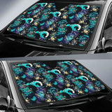 Dragon Sea Wave Pattern Car Auto Sun Shades 172609 - YourCarButBetter