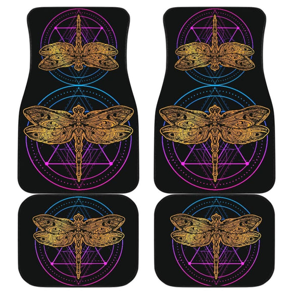 Dragonflies Front And Back Car Floor Mat 184610 - YourCarButBetter