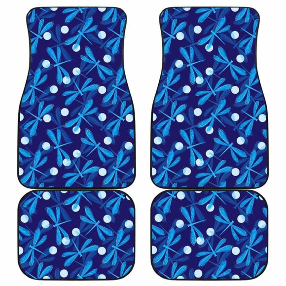 Dragonfly Front And Back Car Mats (Set Of 4) 135711 - YourCarButBetter