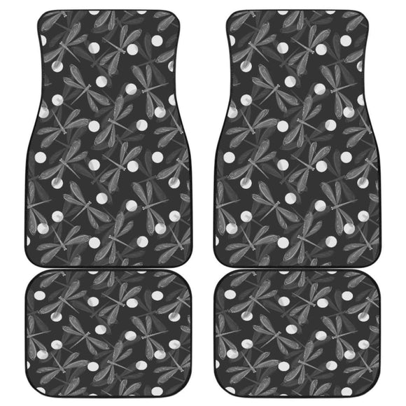 Dragonfly Front And Back Car Mats(Set Of 4) 135711 - YourCarButBetter