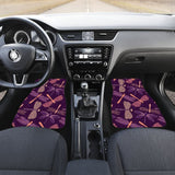 Dragonfly Violet Front And Back Car Mats 184610 - YourCarButBetter