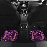 Dragonfly Violet Front And Back Car Mats 184610 - YourCarButBetter