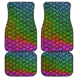 Dragons Colorful Skin Car Floor Mats 210501 - YourCarButBetter