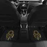 Dream Catcher Gold Mandala Lotus Boho Style Car Floor Mats 212802 - YourCarButBetter