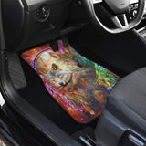 Dreamcatcher Wolf Car Floor Mats Full Set 212202 - YourCarButBetter