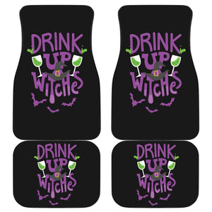 Drink Up Witches Car Floor Mats 212203 - YourCarButBetter