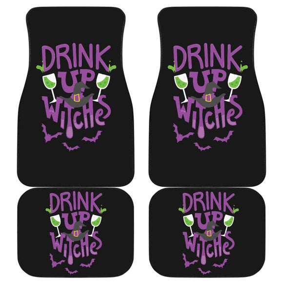 Drink Up Witches Car Floor Mats 212203 - YourCarButBetter