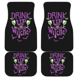 Drink Up Witches Car Floor Mats 212203 - YourCarButBetter