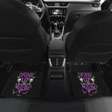 Drink Up Witches Car Floor Mats 212203 - YourCarButBetter