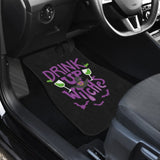 Drink Up Witches Car Floor Mats 212203 - YourCarButBetter