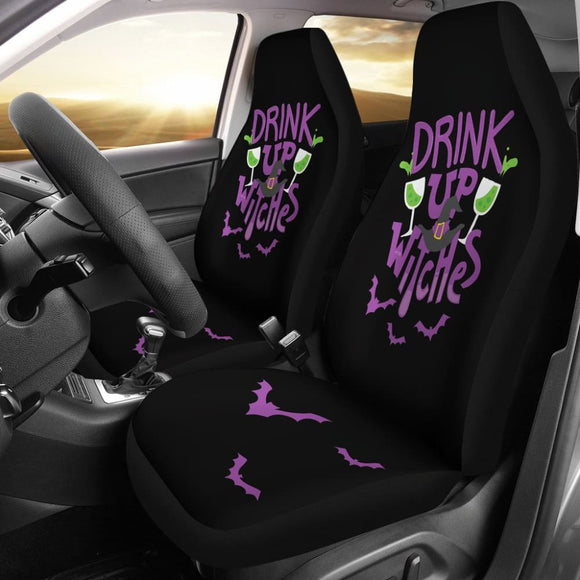 Drink Up Witches Car Seat Covers 212203 - YourCarButBetter