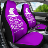 Drink Up Witches Halloween Car Seat Covers 212203 - YourCarButBetter