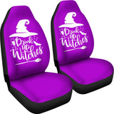 Drink Up Witches Halloween Car Seat Covers 212203 - YourCarButBetter