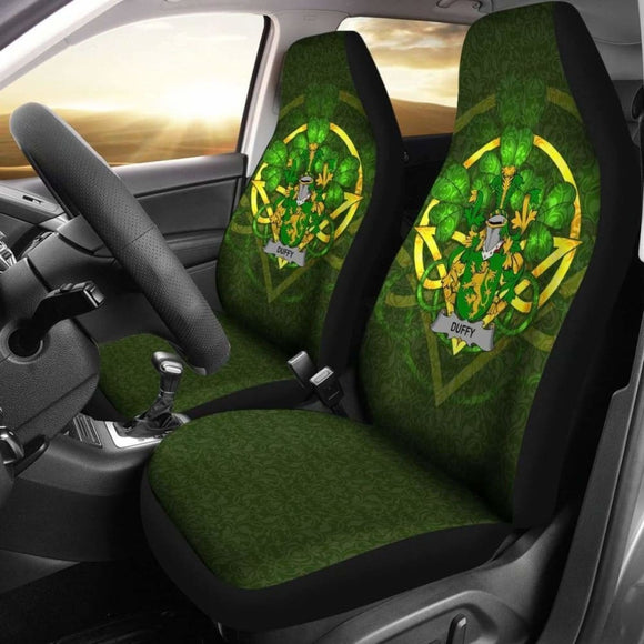 Duffy Or O’Duffy Ireland Car Seat Cover Celtic Shamrock (Set Of Two) 154230 - YourCarButBetter