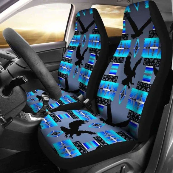 Eagle Midnight Lake Car Seat Covers 110424 - YourCarButBetter