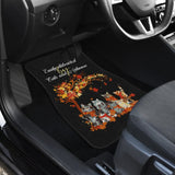 Easily Distracted By Cats And Autumn Fall Car Floor Mats 210205 - YourCarButBetter