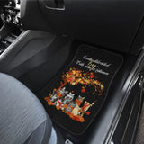 Easily Distracted By Cats And Autumn Fall Car Floor Mats 210205 - YourCarButBetter