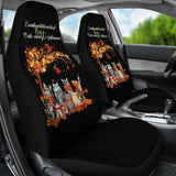 Easily Distracted By Cats And Autumn Fall Car Seat Covers 210205 - YourCarButBetter