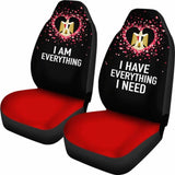 Egypt Car Seat Covers Couple Valentine Everthing I Need (Set Of Two) 142711 - YourCarButBetter