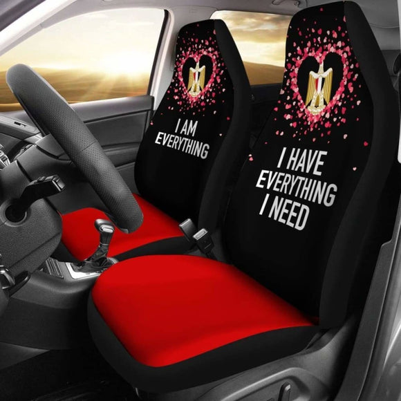 Egypt Car Seat Covers Couple Valentine Everthing I Need (Set Of Two) 142711 - YourCarButBetter