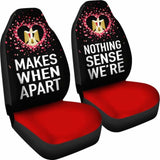 Egypt Car Seat Covers Couple Valentine Nothing Make Sense (Set Of Two) 142711 - YourCarButBetter