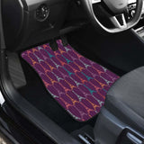 Eiffel Tower Pattern Print Design 05 Front And Back Car Mats 192609 - YourCarButBetter