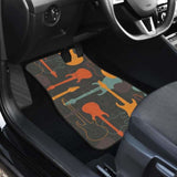 Electric Guitars Pattern Front And Back Car Mats 221205 - YourCarButBetter
