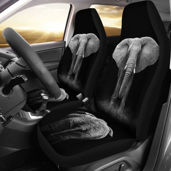 Elephant Black And White Car Seat Covers Amazing 202820 - YourCarButBetter