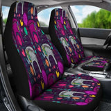 Elephant Hearts And Flowers Car Seat Cover 202820 - YourCarButBetter