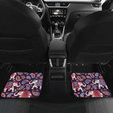 Elephant Indian Style Ornament Pattern Front And Back Car Mats 202820 - YourCarButBetter