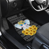 Elephant Love Sunflowers Car Floor Mats 211302 - YourCarButBetter