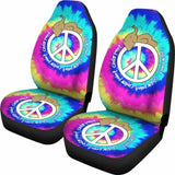Elephant Peace Tie Dye Car Seat Covers 202820 - YourCarButBetter