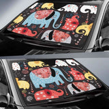 Elephants Car Auto Sun Shades 104020 - YourCarButBetter