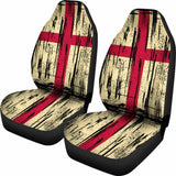 England Grunge Flag Car Seat Cover 1 232125 - YourCarButBetter