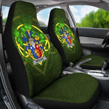 English Ireland Car Seat Cover Celtic Shamrock (Set Of Two) 154230 - YourCarButBetter