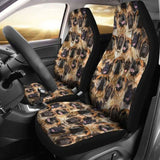 English Mastiff Full Face Car Seat Covers 232125 - YourCarButBetter