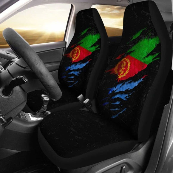 Eritrea In Me Car Seat Covers - Special Grunge Style (Set Of Two) 232125 - YourCarButBetter