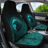 Ethnic Odin Raven Cyan Car Seat Covers 144909 - YourCarButBetter