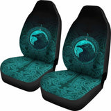 Ethnic Odin Raven Cyan Car Seat Covers 144909 - YourCarButBetter