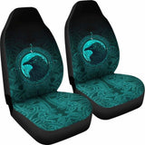 Ethnic Odin Raven Cyan Car Seat Covers 144909 - YourCarButBetter