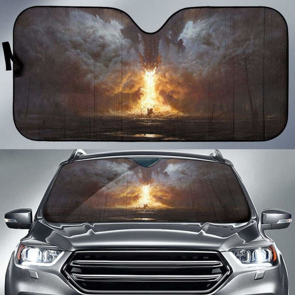 Evil Dragon Attack Cool Sun Shade amazing best gift ideas 172609 - YourCarButBetter