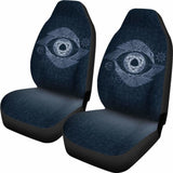 Eye’S Odin With Raven In Viking Style Car Seat Covers 154813 - YourCarButBetter