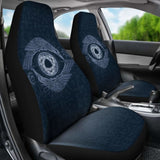 Eye’S Odin With Raven In Viking Style Car Seat Covers 154813 - YourCarButBetter